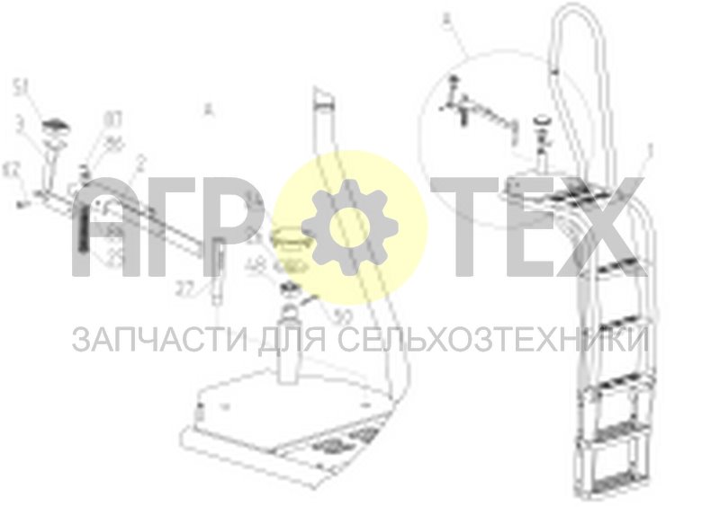 Чертеж Лестница (RT495.07.03.000Ф)